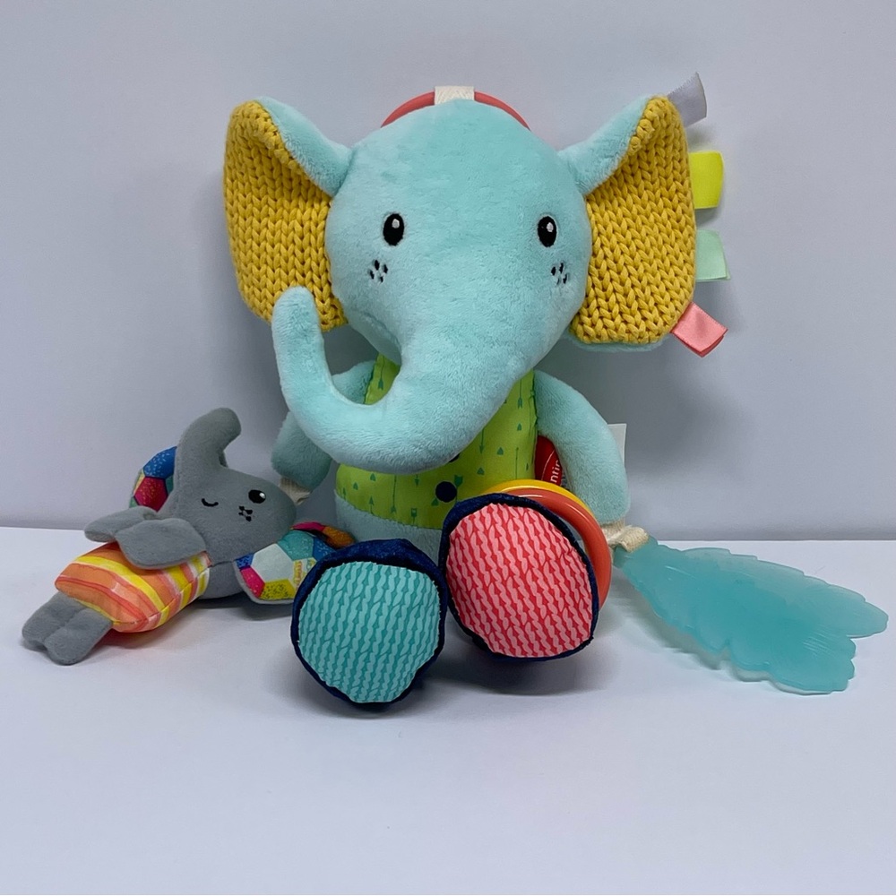 Infantino Go Gaga Playtime Pal Elephant Toy Sensory Toy